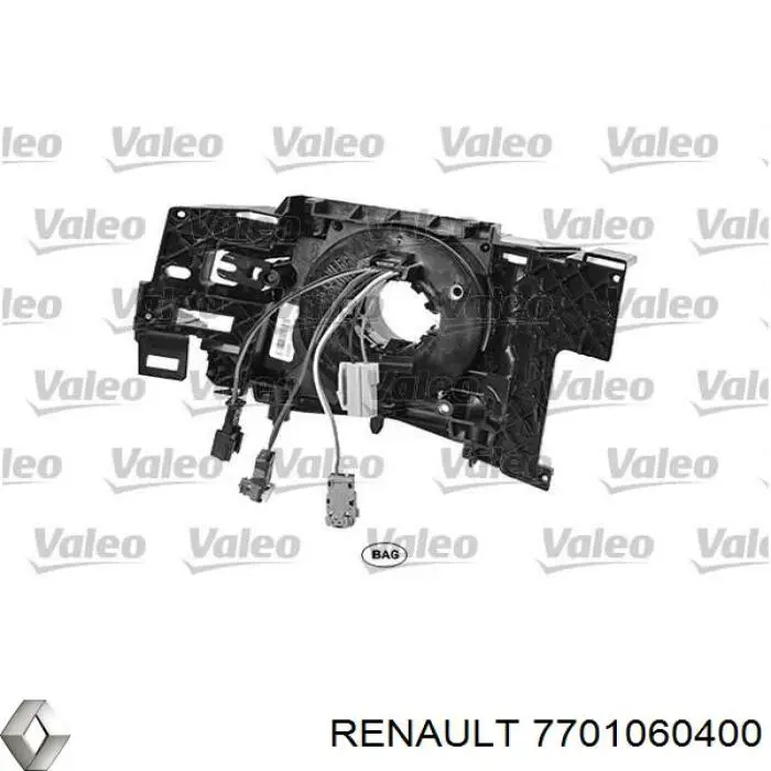 Pierścień kontaktowy AIRBAG, taśma kierownicy Renault (RVI) 7701060400 cena, od 102,15 USD
