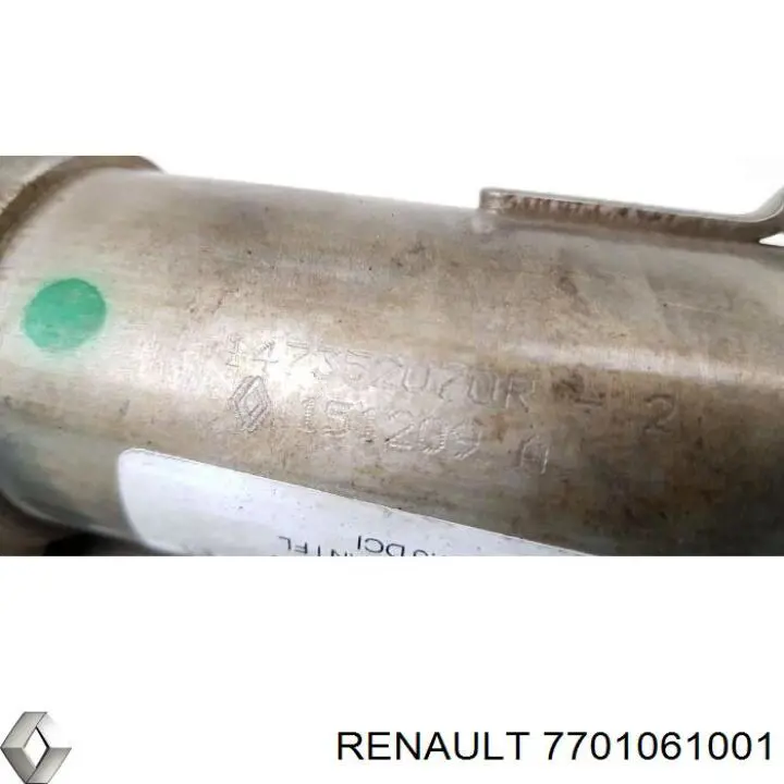 Chłodnica układu recyrkulacji spalin EGR 7701061001 Renault (RVI)