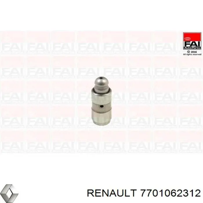 Do koszyka 7701062312 Renault (RVI) Kompensator hydrauliczny (popychacz hydrauliczny), popychacz zaworu