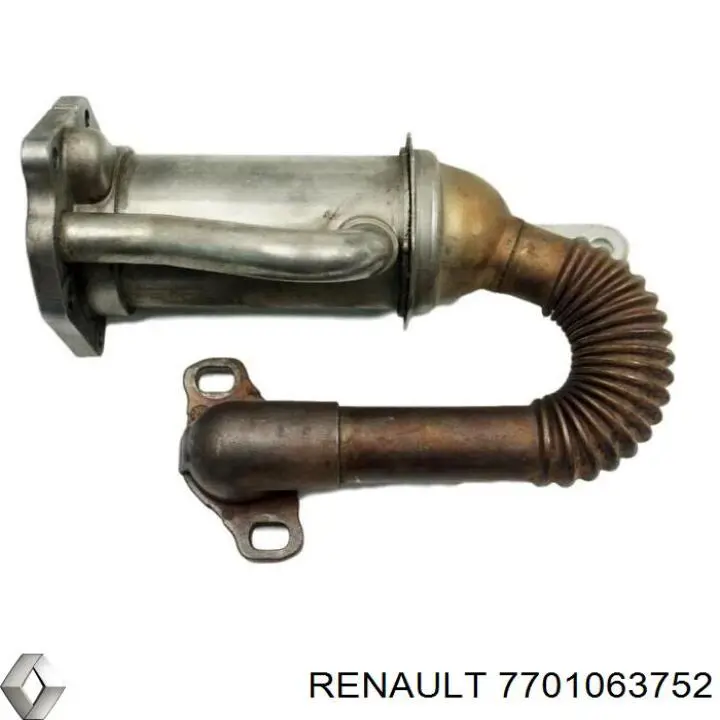 7701063752 Renault (RVI) Chłodnica układu recyrkulacji spalin EGR