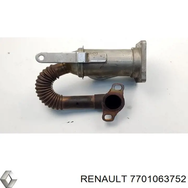 Chłodnica układu recyrkulacji spalin EGR Renault (RVI) 7701063752 cena, od 44,27 USD