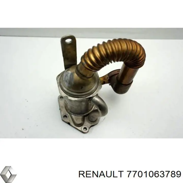 Chłodnica układu recyrkulacji spalin EGR 7701063789 Renault (RVI)