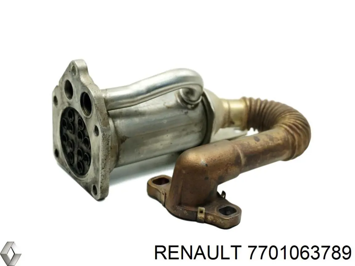 Do koszyka 7701063789 Renault (RVI) Chłodnica układu recyrkulacji spalin EGR