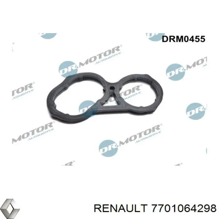 Do koszyka 7701064298 Renault (RVI) Uszczelka adaptera filtra oleju