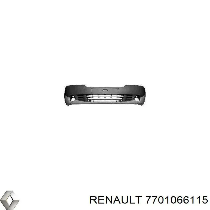 Do koszyka 7701066115 Renault (RVI) Zderzak przedni
