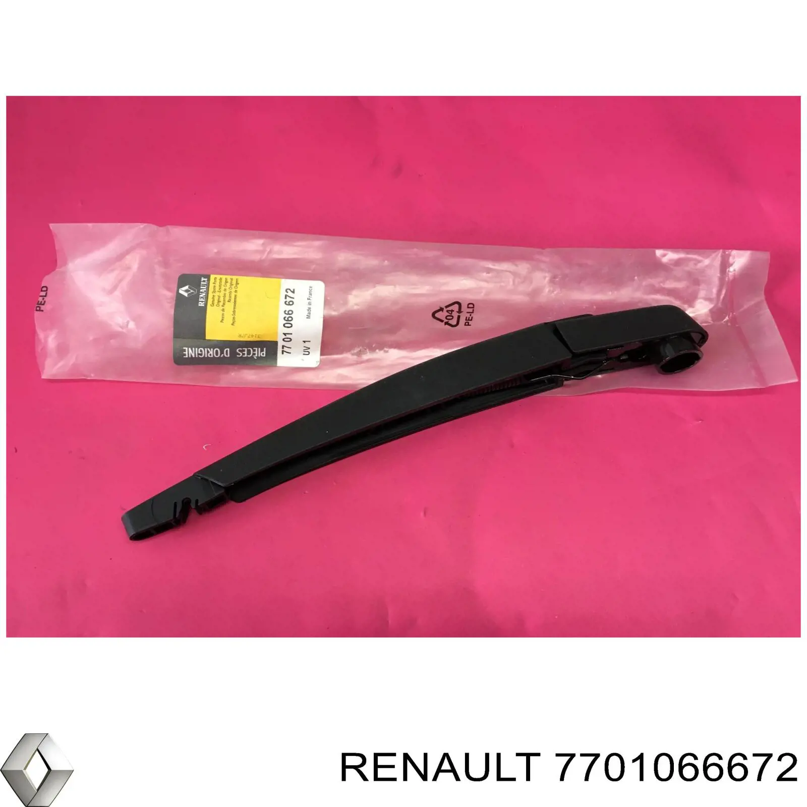 Ramię wycieraczki szyby tylnej Renault (RVI) 7701066672 cena, od 17,79 USD