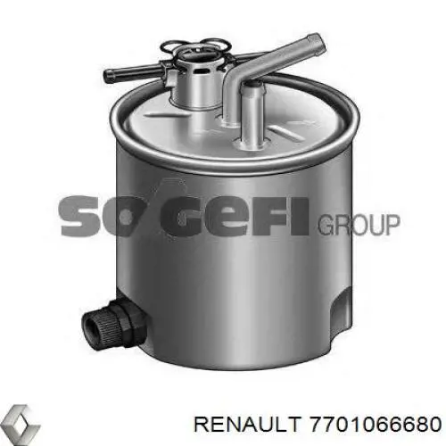 Filtr paliwa Renault (RVI) 7701066680 cena, od 38,56 USD