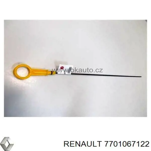 Do koszyka 7701067122 Renault (RVI) Bagnet poziomu oleju w silniku