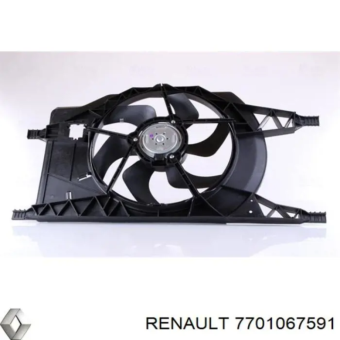 Wentylator (wirnik) chłodnicy Renault (RVI) 7701067591 cena, od 66,40 USD