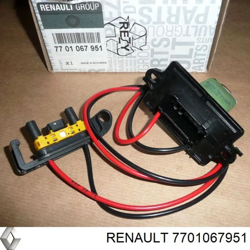 7701067951 Renault (RVI) Rezystor wentylatora nagrzewnicy (ogrzewacza kabiny)