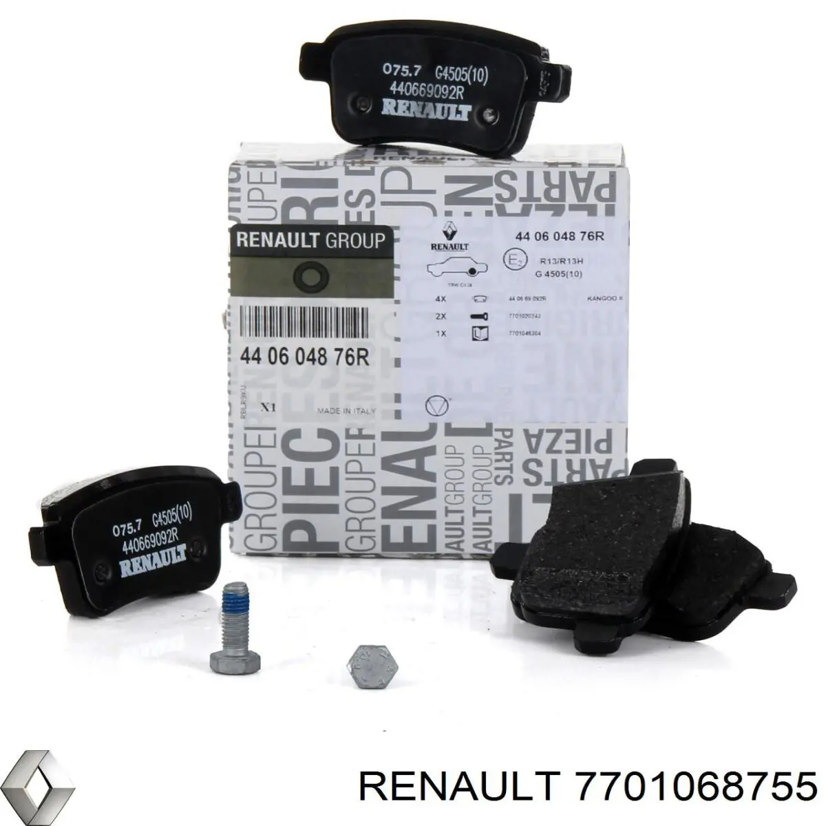 Do koszyka 7701068755 Renault (RVI) Pióro wycieraczki szyby przedniej, zestaw (2 szt.)