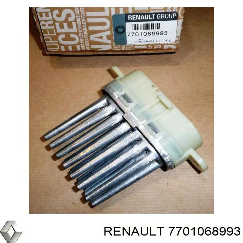 Rezystor wentylatora nagrzewnicy (ogrzewacza kabiny) Renault (RVI) 7701068993 cena, od 54,44 USD