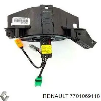7701069118 Renault (RVI) Pierścień kontaktowy AIRBAG, taśma kierownicy