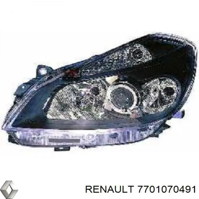 7701070491 Renault (RVI) Reflektor lewy