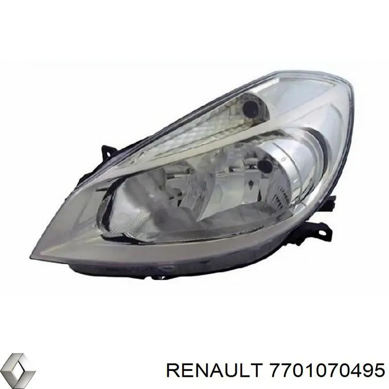 Reflektor lewy Renault (RVI) 7701070495 cena, od 171,07 USD