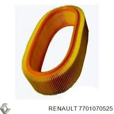 Do koszyka 7701070525 Renault (RVI) Filtr powietrza