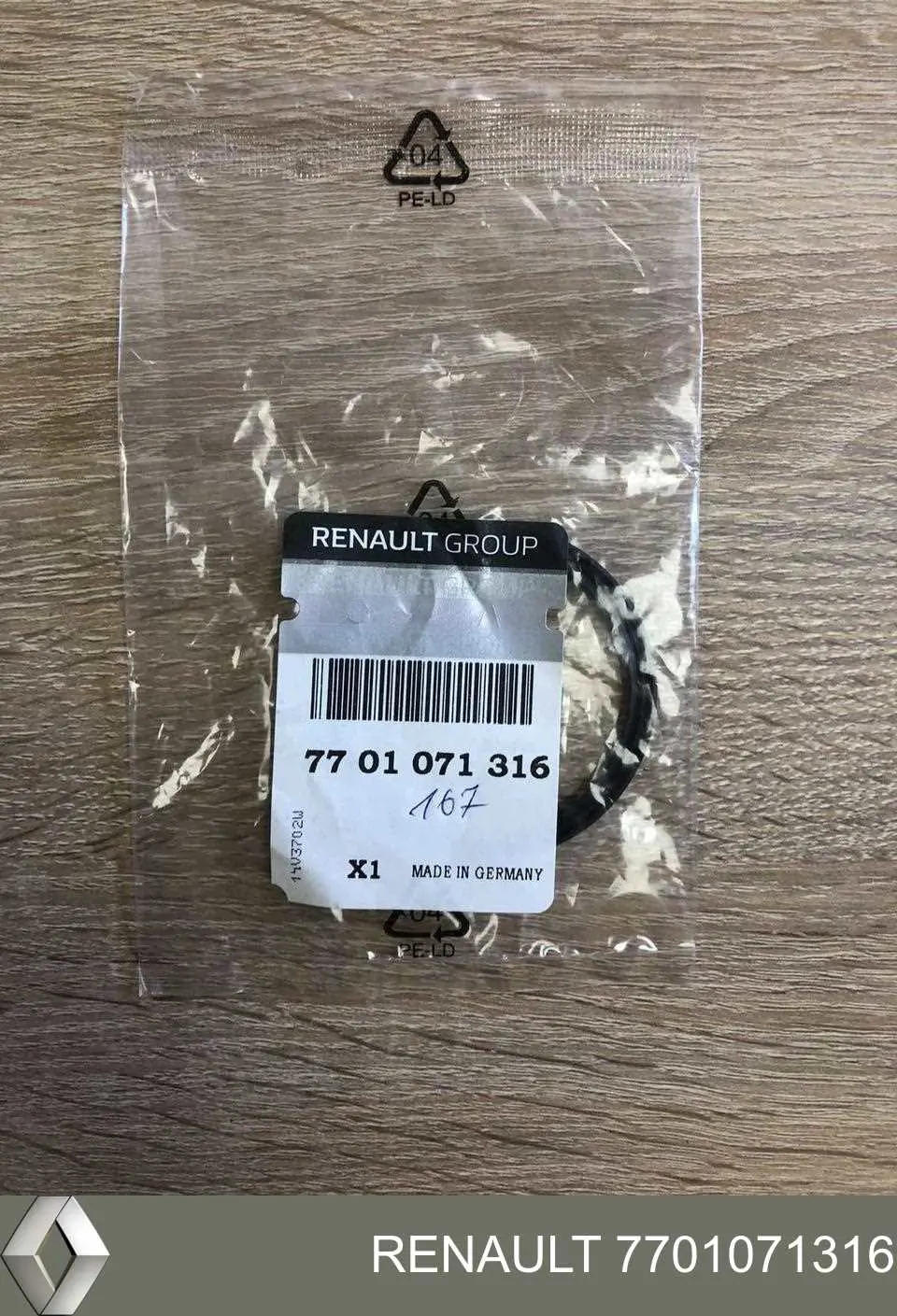 7701071316 Renault (RVI) Uszczelka turbiny, wkładka elastyczna