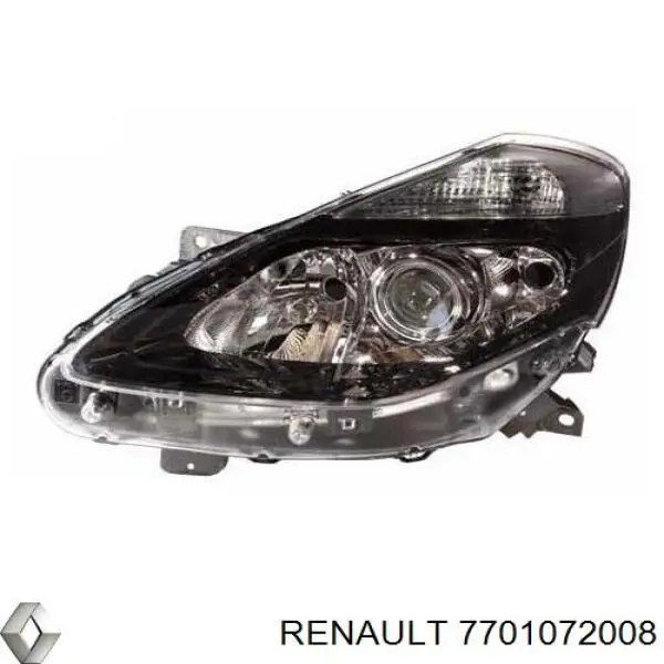Do koszyka 7701072008 Renault (RVI) Reflektor lewy