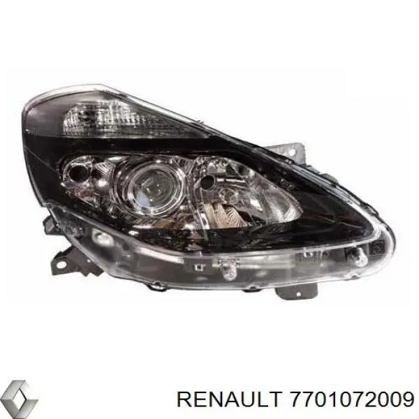 Do koszyka 7701072009 Renault (RVI) Reflektor prawy