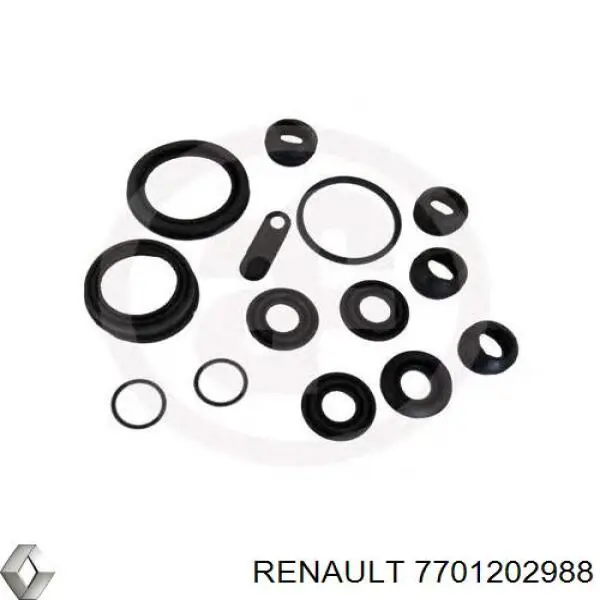 Do koszyka 7701202988 Renault (RVI) Zestaw naprawczy zacisku hamulcowego przedniego
