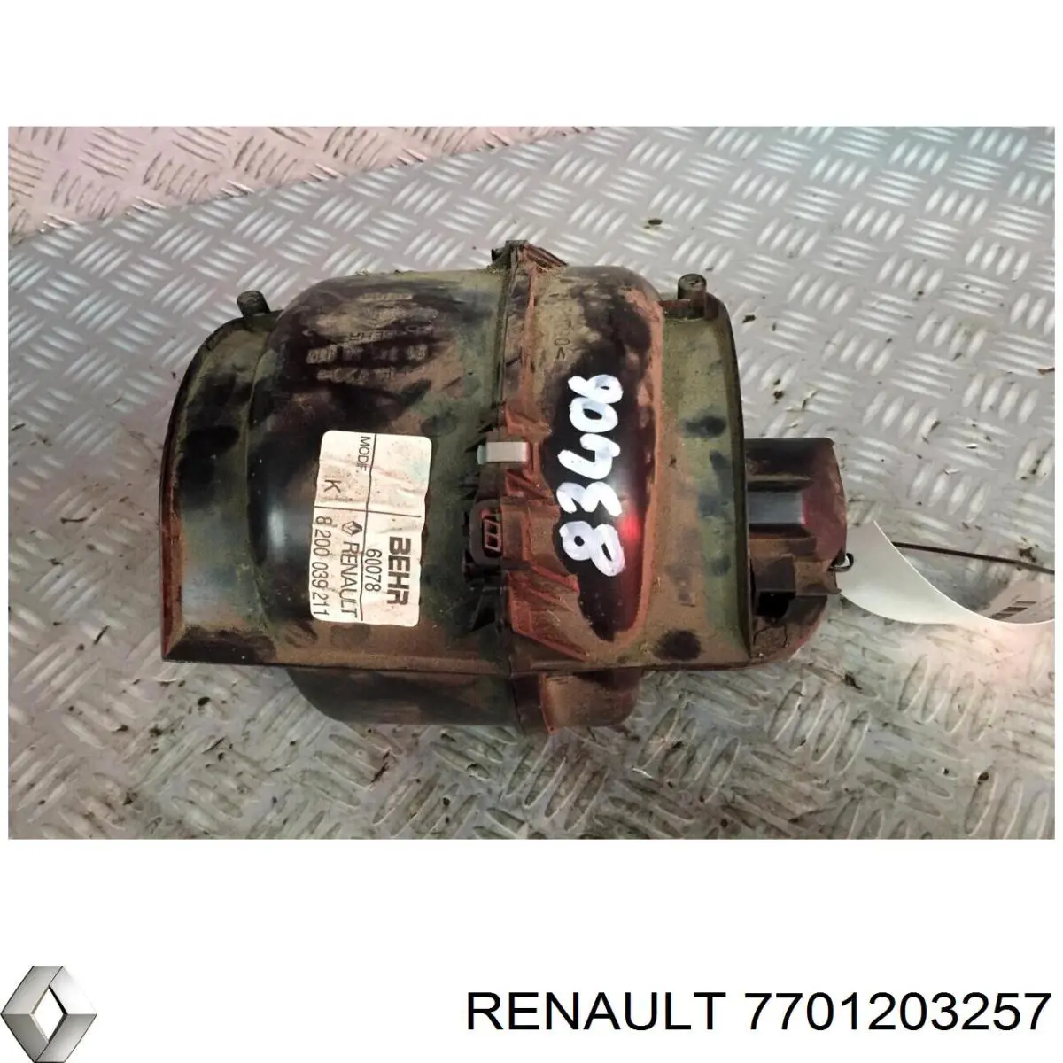 Silniczek wentylatora nagrzewnicy (ogrzewacza wnętrza) Renault (RVI) 7701203257 cena, od 64,70 USD