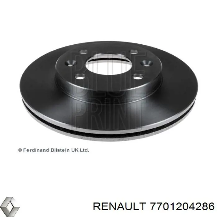 Tarcza hamulcowa przednia Renault (RVI) 7701204286 cena, od 30,34 USD