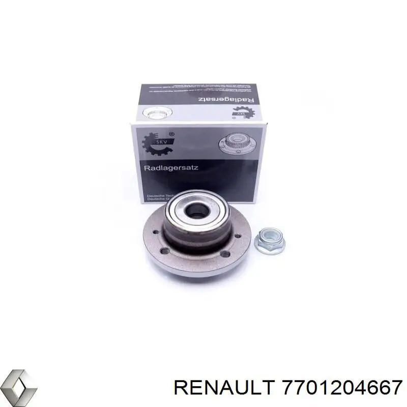 Do koszyka 7701204667 Renault (RVI) Piasta tylna