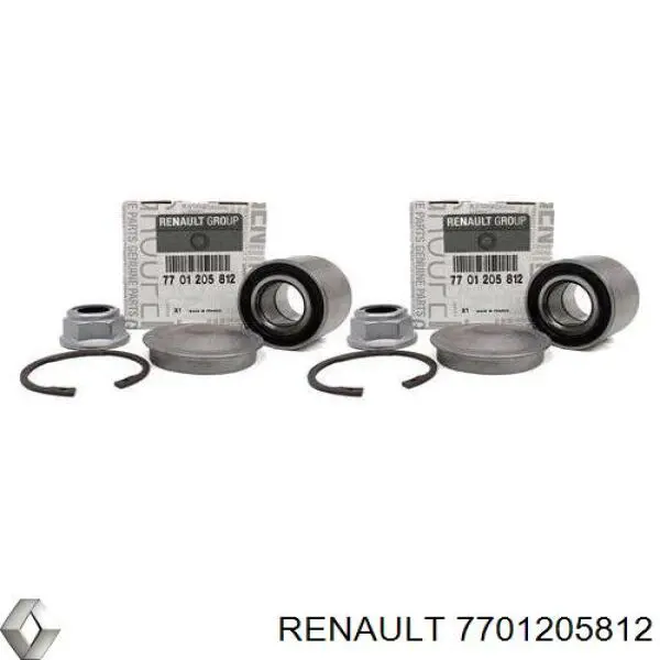 Lożysko piasty tylnej Renault (RVI) 7701205812 cena, od 18,51 USD
