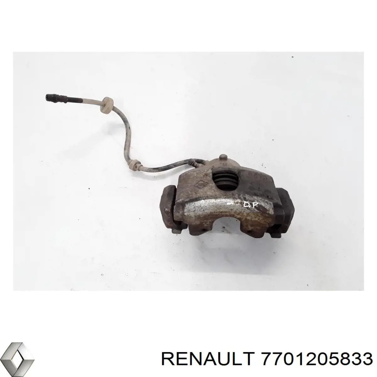 Do koszyka 7701205833 Renault (RVI) Zacisk hamulcowy przedni prawy