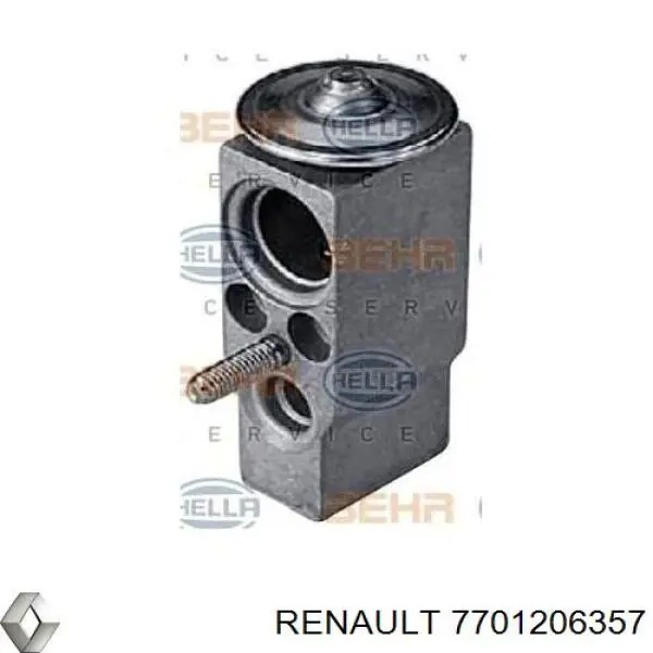 7701206357 Renault (RVI) Zawór termostatyczny klimatyzacji