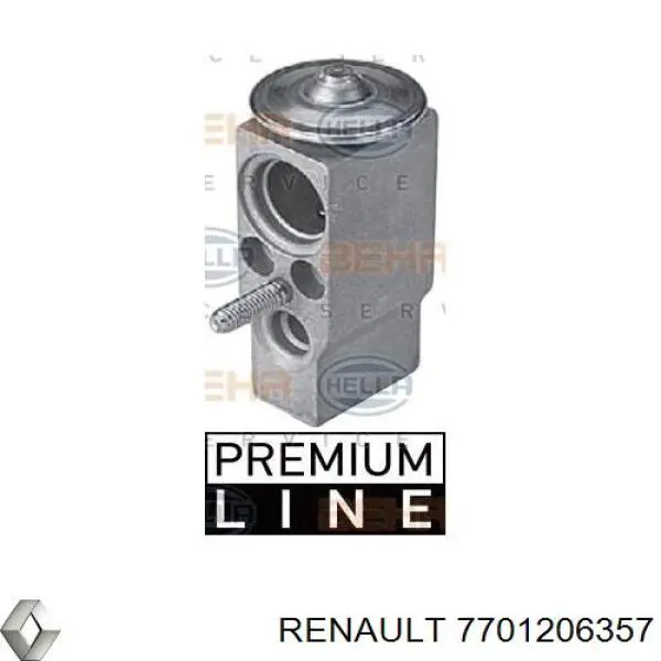 Zawór termostatyczny klimatyzacji Renault (RVI) 7701206357 cena, od 25,83 USD