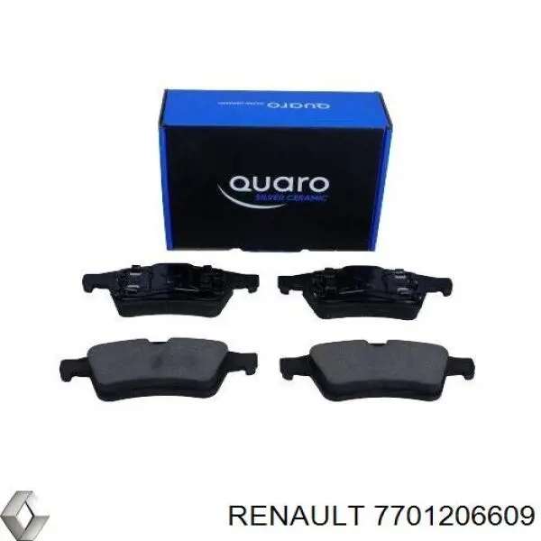 Okładziny (klocki) do hamulców tarczowych tylne Renault (RVI) 7701206609 cena, od 24,02 USD