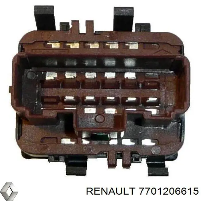 7701206615 Renault (RVI) Panel przyciskowy sterowania podnośnikiem szyby przedni lewy