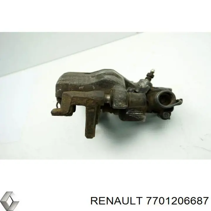 Do koszyka 7701206687 Renault (RVI) Jarzmo zacisku hamulcowego tylnego