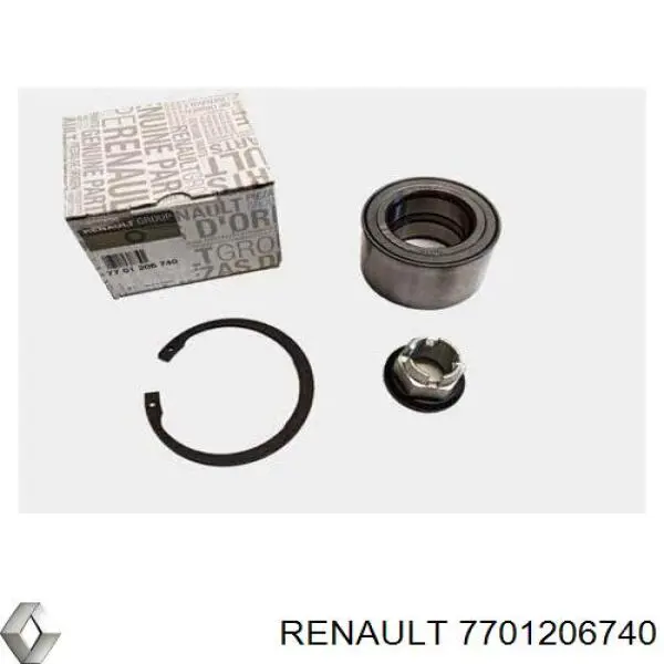 Łożysko piasty przedniej Renault (RVI) 7701206740 cena, od 30,16 USD