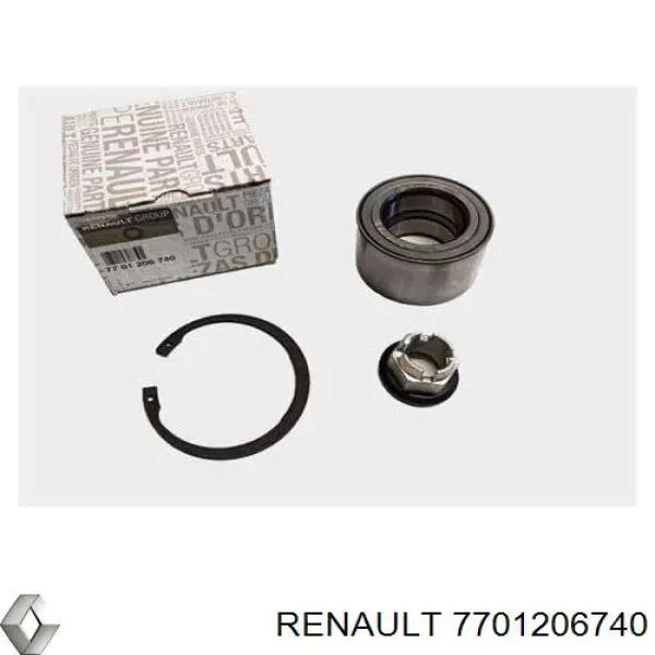 Do koszyka 7701206740 Renault (RVI) Łożysko piasty przedniej
