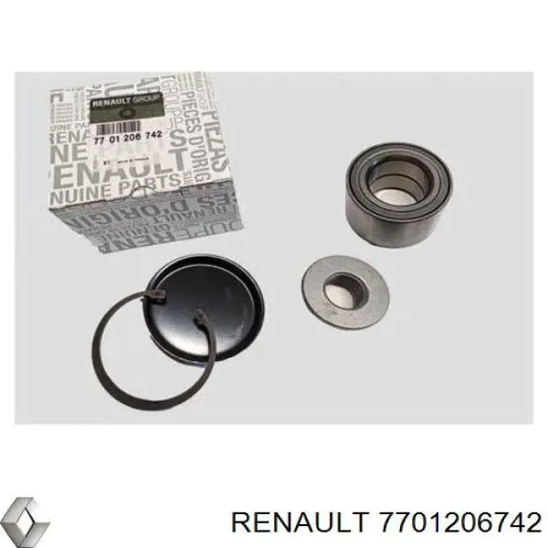 Lożysko piasty tylnej Renault (RVI) 7701206742 cena, od 36,63 USD