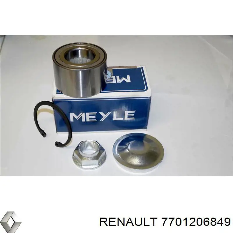 7701206849 Renault (RVI) Tarcza hamulcowa tylna