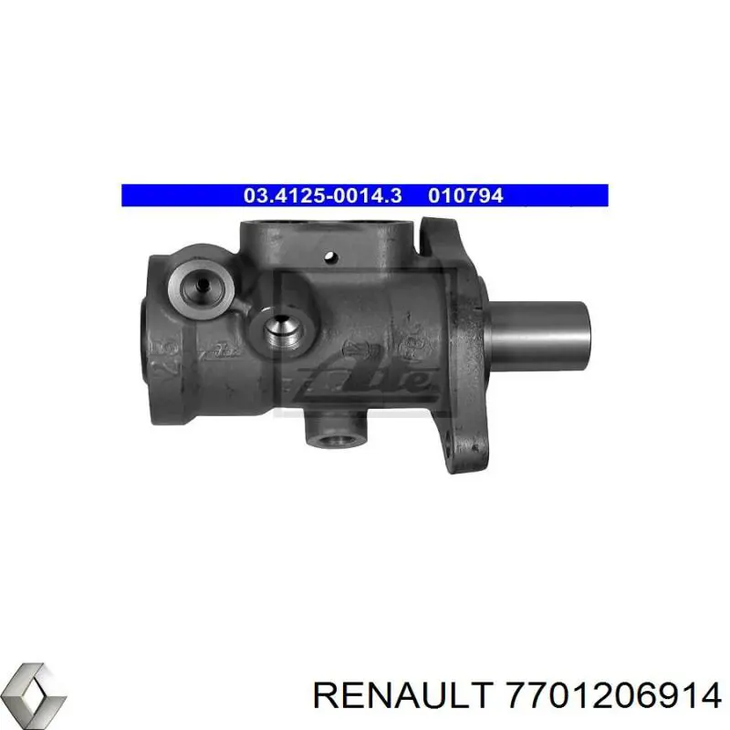 Główny cylinder hamulców Renault (RVI) 7701206914 cena, od 61,38 USD
