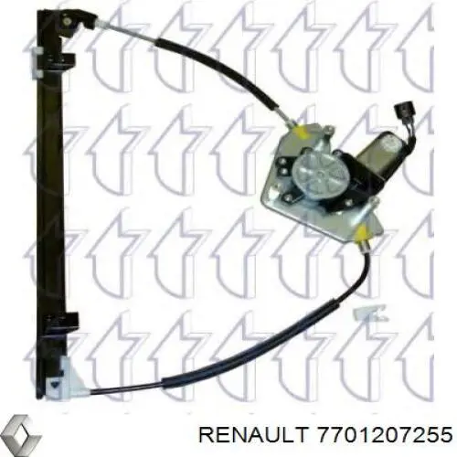 Do koszyka 7701207255 Renault (RVI) Mechanizm podnoszenia szyby drzwi przednich lewych