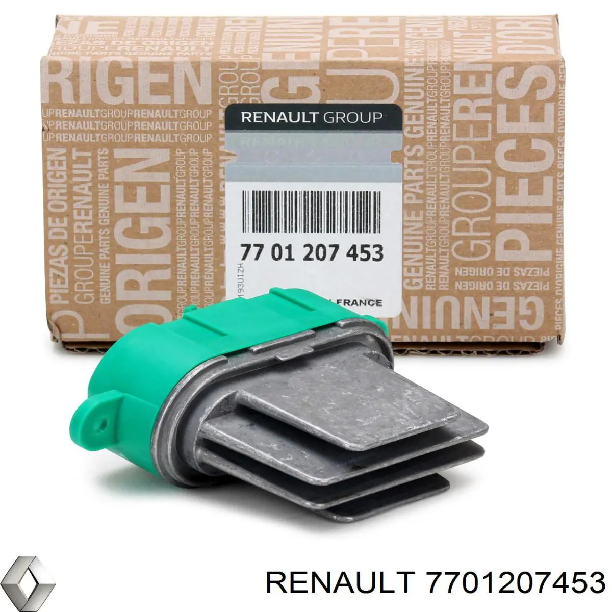 Do koszyka 7701207453 Renault (RVI) Rezystor wentylatora nagrzewnicy (ogrzewacza kabiny)