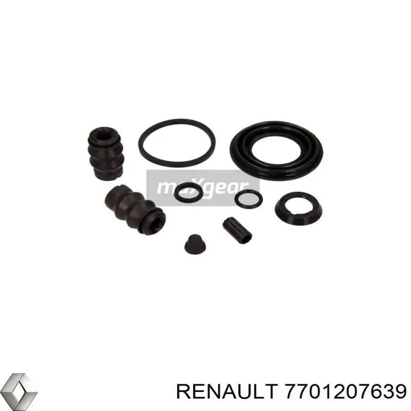 Zestaw naprawczy zacisku hamulcowego tylnego Renault (RVI) 7701207639 cena, od 13,29 USD