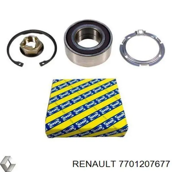 Łożysko piasty przedniej Renault (RVI) 7701207677 cena, od 23,80 USD