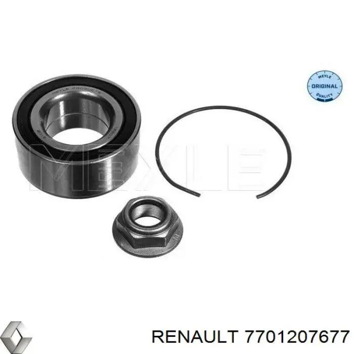Do koszyka 7701207677 Renault (RVI) Łożysko piasty przedniej