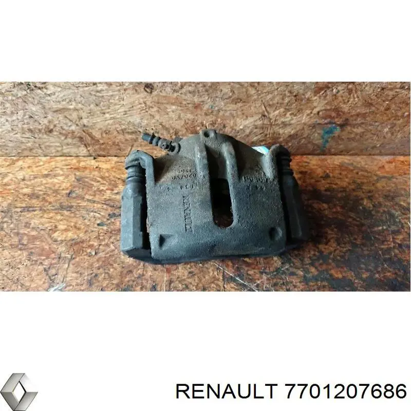 Zacisk hamulcowy przedni prawy Renault (RVI) 7701207686 cena, od 42,56 USD