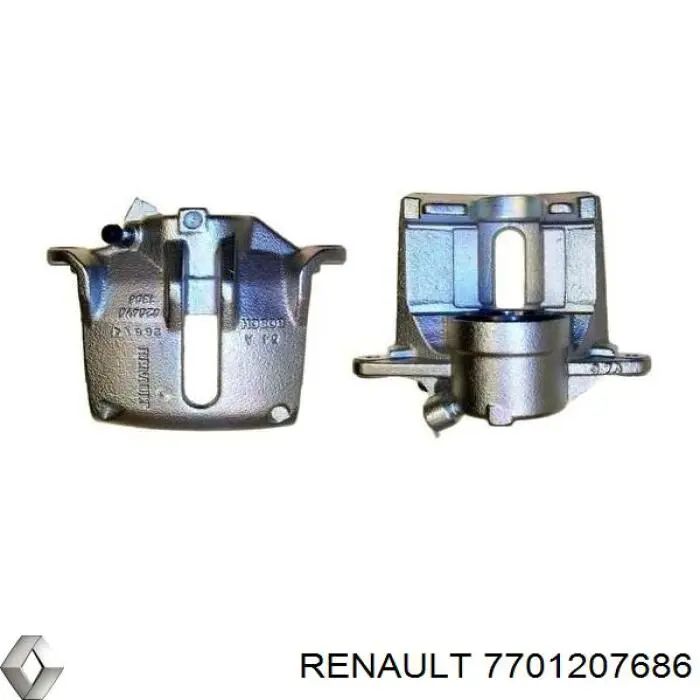 7701207686 Renault (RVI) Zacisk hamulcowy przedni prawy