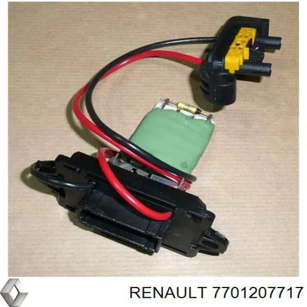 7701207717 Renault (RVI) Rezystor wentylatora nagrzewnicy (ogrzewacza kabiny)