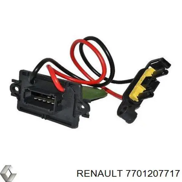 Rezystor wentylatora nagrzewnicy (ogrzewacza kabiny) Renault (RVI) 7701207717 cena, od 27,15 USD