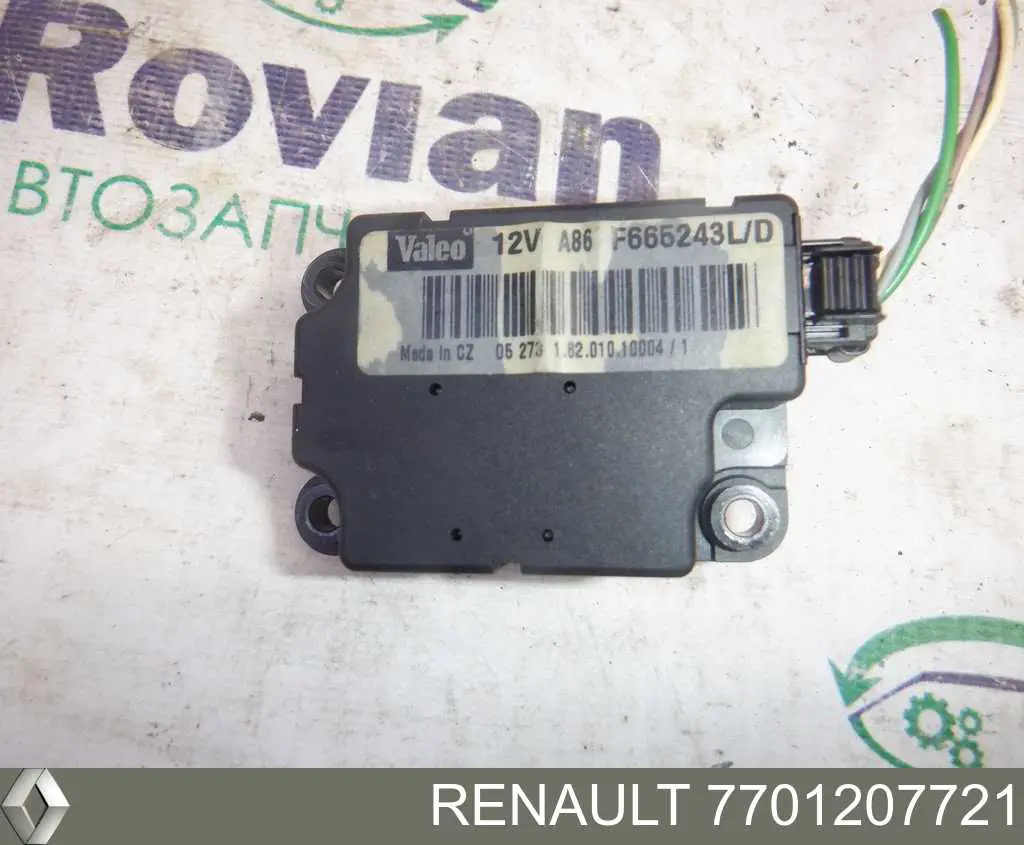 7701207721 Renault (RVI) Zawór (aktuator) napędu klapy EGR