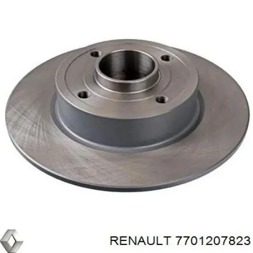 7701207823 Renault (RVI) Tarcza hamulcowa tylna